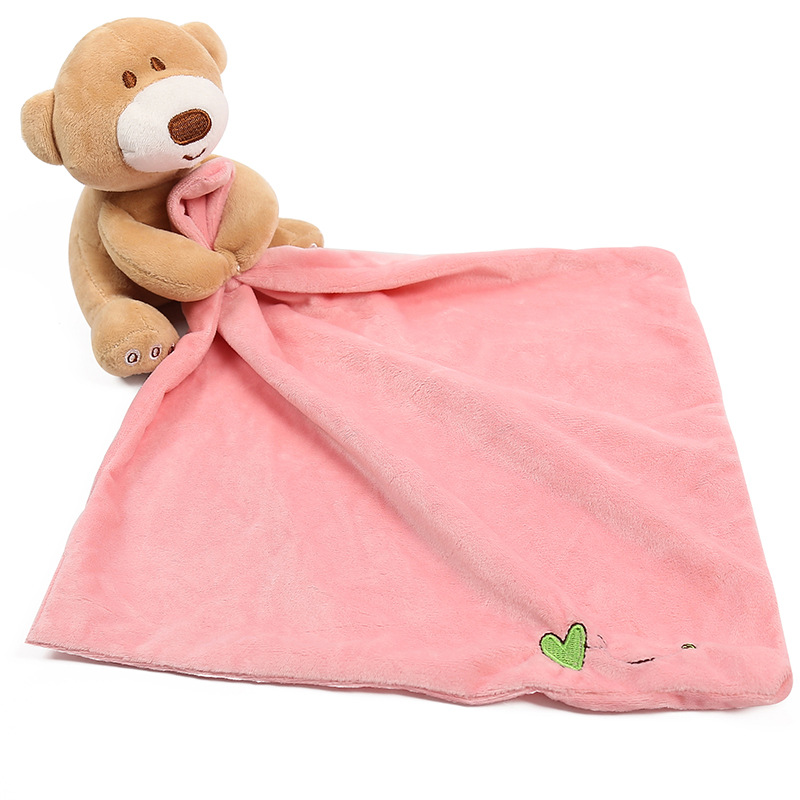 Cute Doll Bear /& Towel Cotton Soft Baby Girl BoySleeping Stuffed Toy Plush Toy