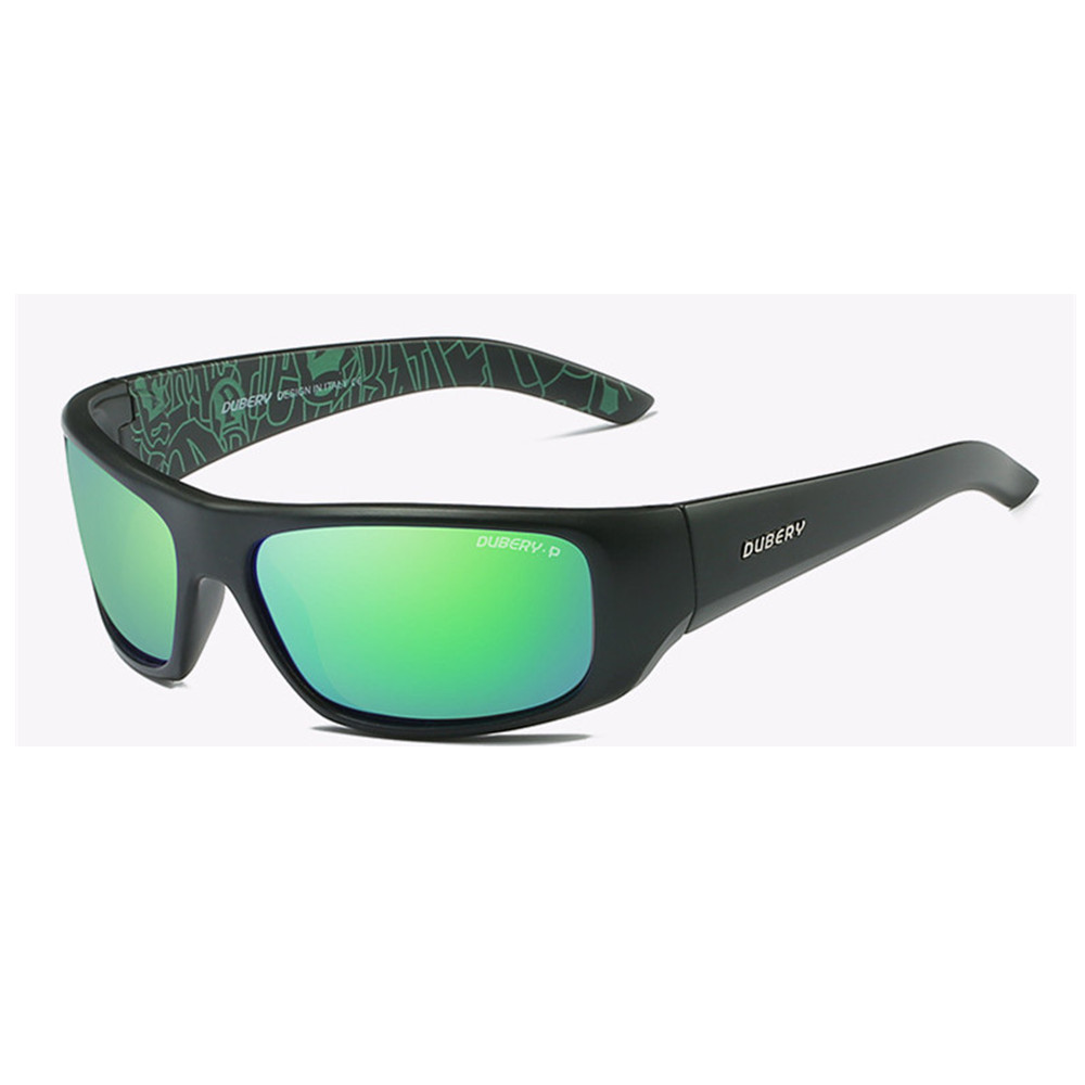 Dubery Mens Sport Polarized Sunglasses Outdoor Driving Helm Square Eyewear New Ebay