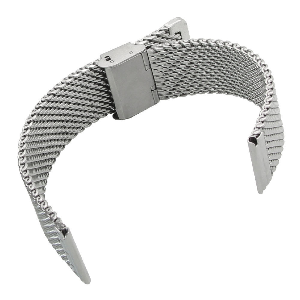 Milanese Stainless Steel Mens Watch Band Web Mesh Watch Strap for Men ...