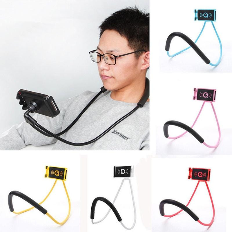 Flexible Hands Free Phone Cell Phone Holder Mount Universal Neck