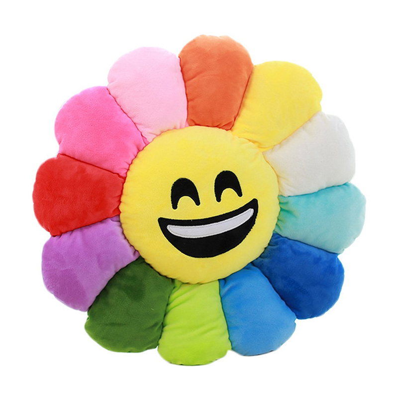 smiley flower plush