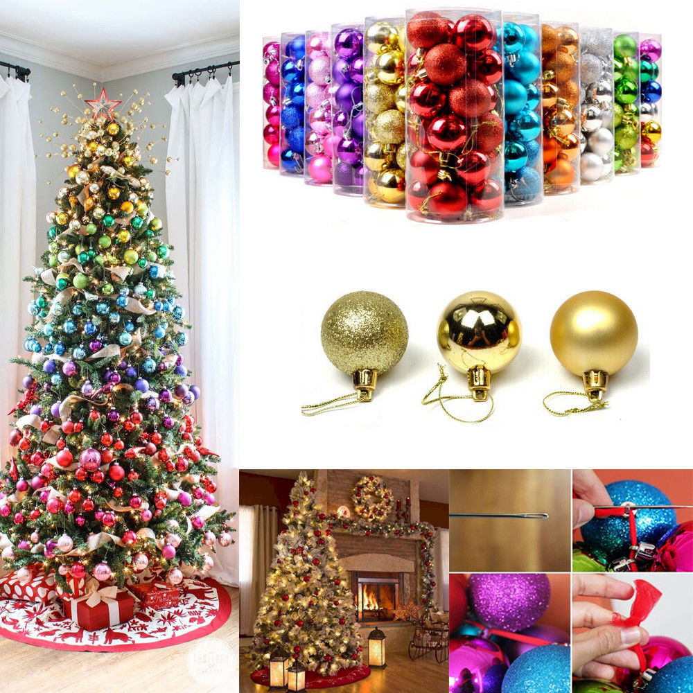 Christmas Balls Baubles Tree Hanging Ornament Wedding Party Decor