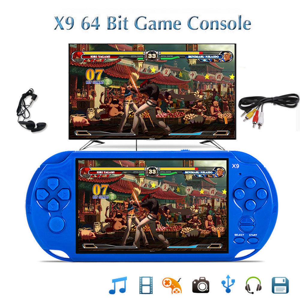 Psp X9 Portable Handheld Game Console 50 Large Screen Retro Game