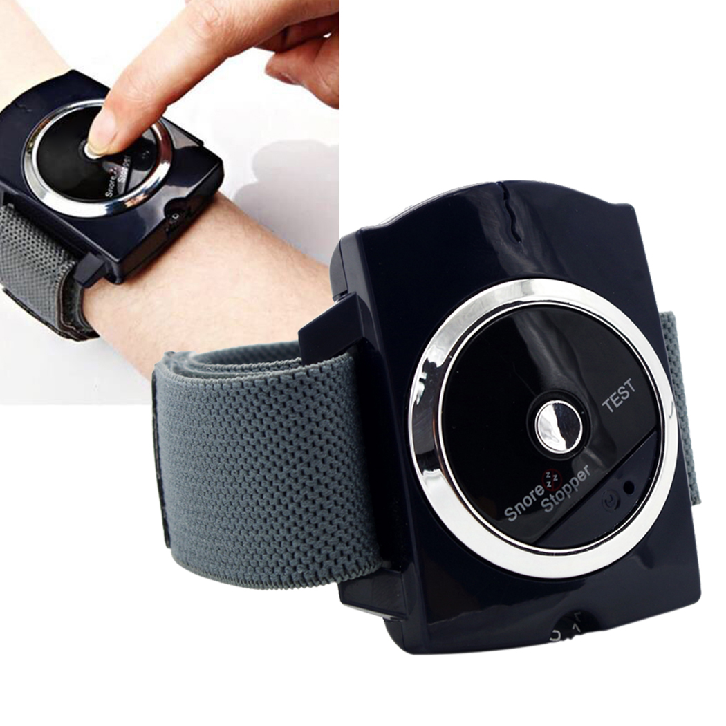 Snore Blocker Stopper Infrared Stop Snoring Wristband Watch Help