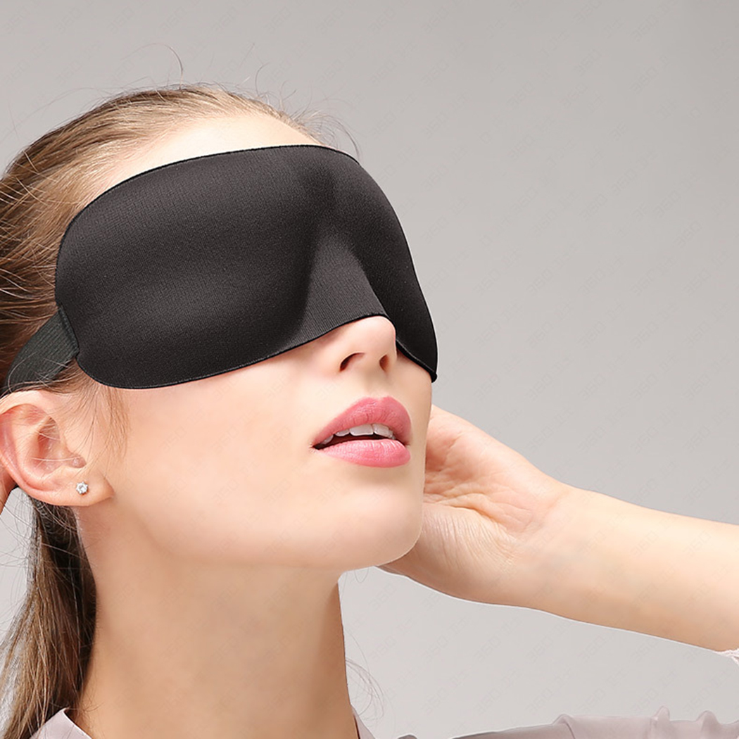 2x 3d Sleeping Eye Mask Blindfold Sleep Travel Shade Relax Cover Light Blinder Ebay