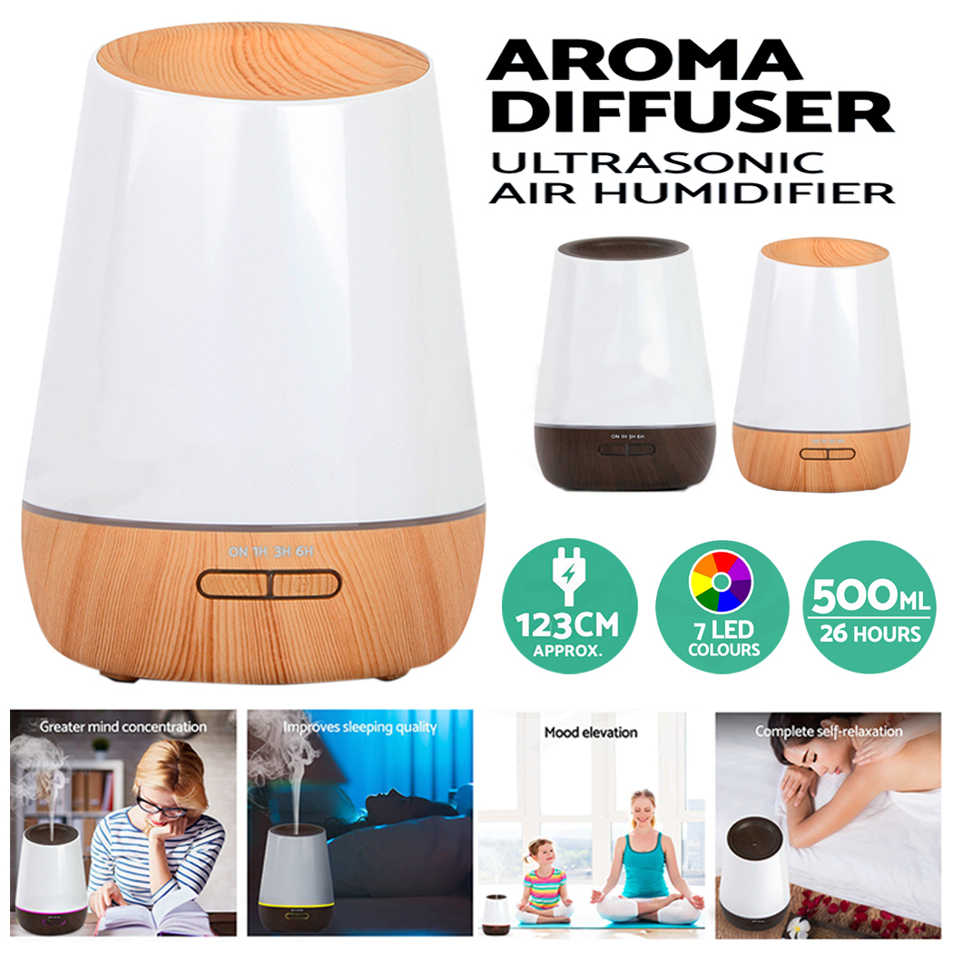 Purifier 500ml Aromatherapy Aroma Atomizer Essential Oil Air Humidifier